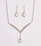 Teardrop Rhinestone Set